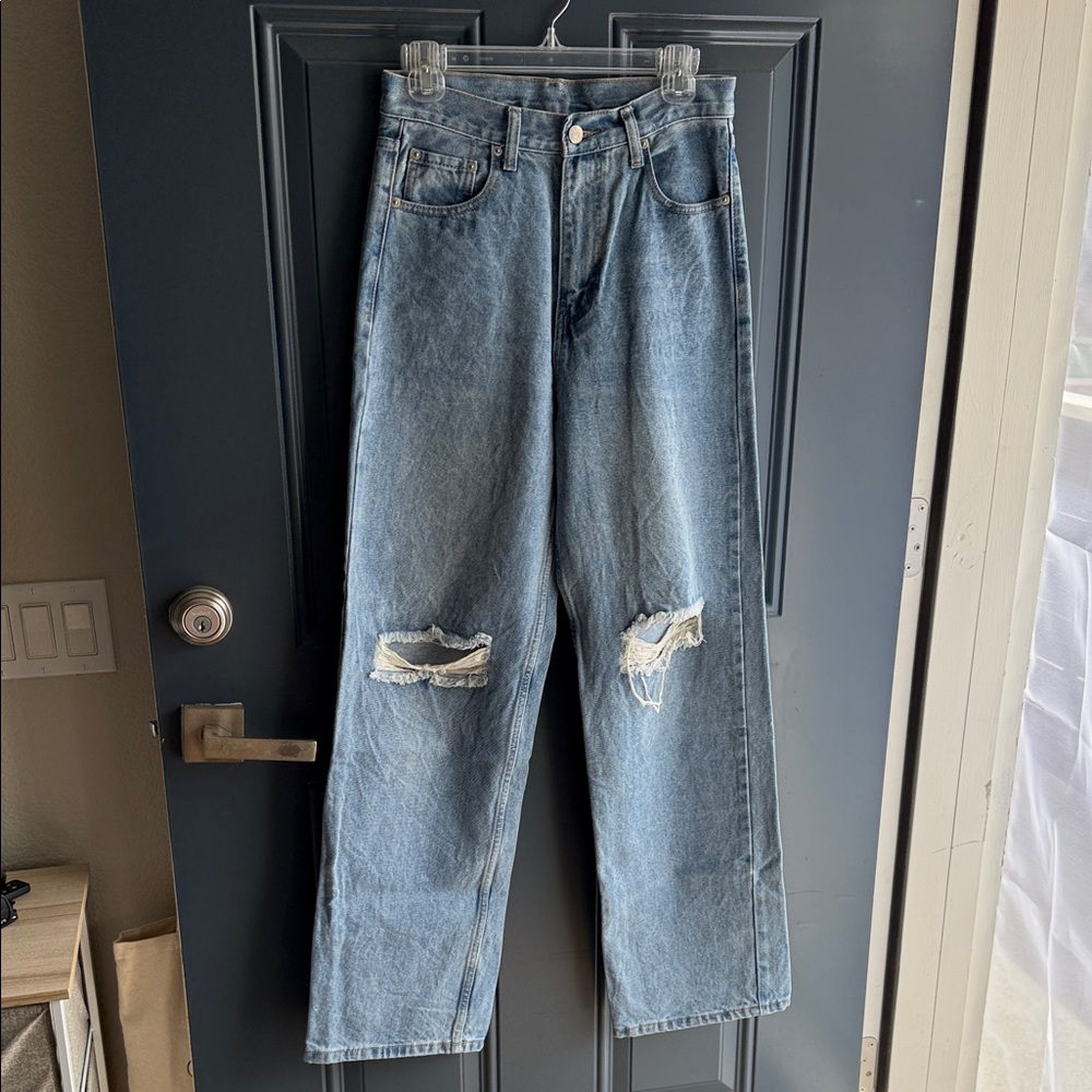 NWOT Urban Daizy Wide-Leg Blue Jeans